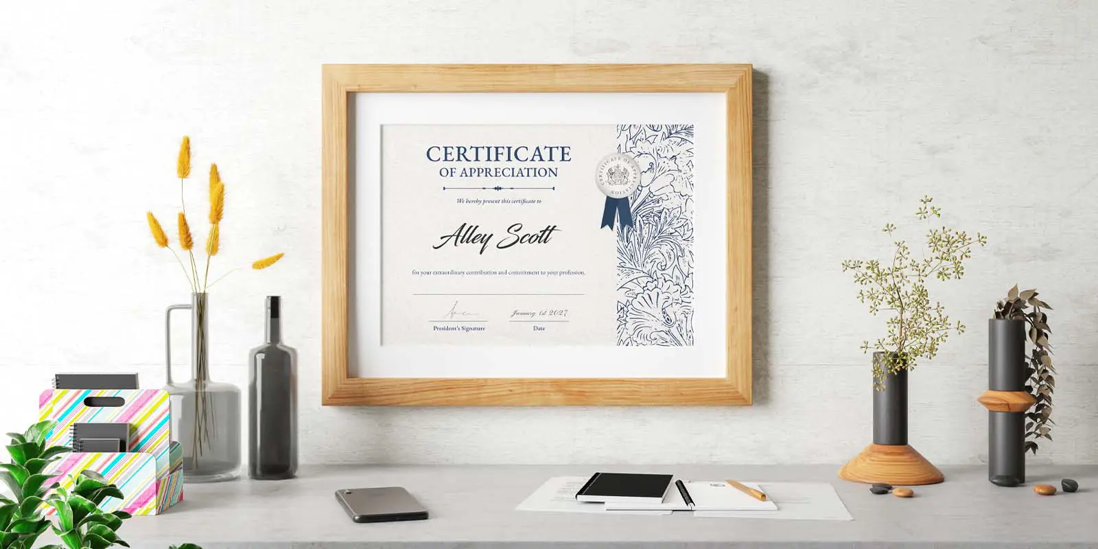 Diplomas in - Print with Pagerr