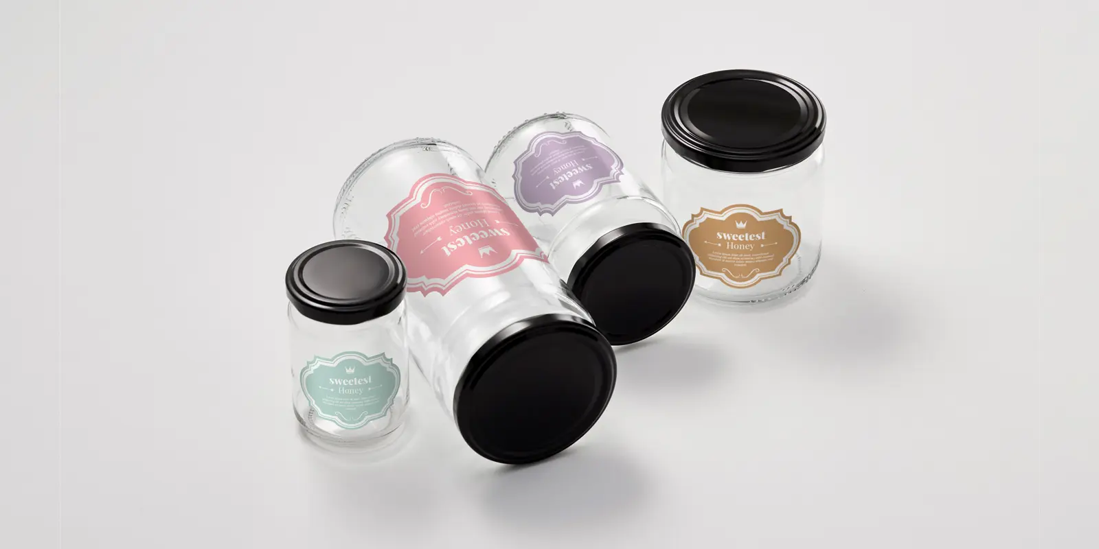 Jar labels in  - Print with Pagerr