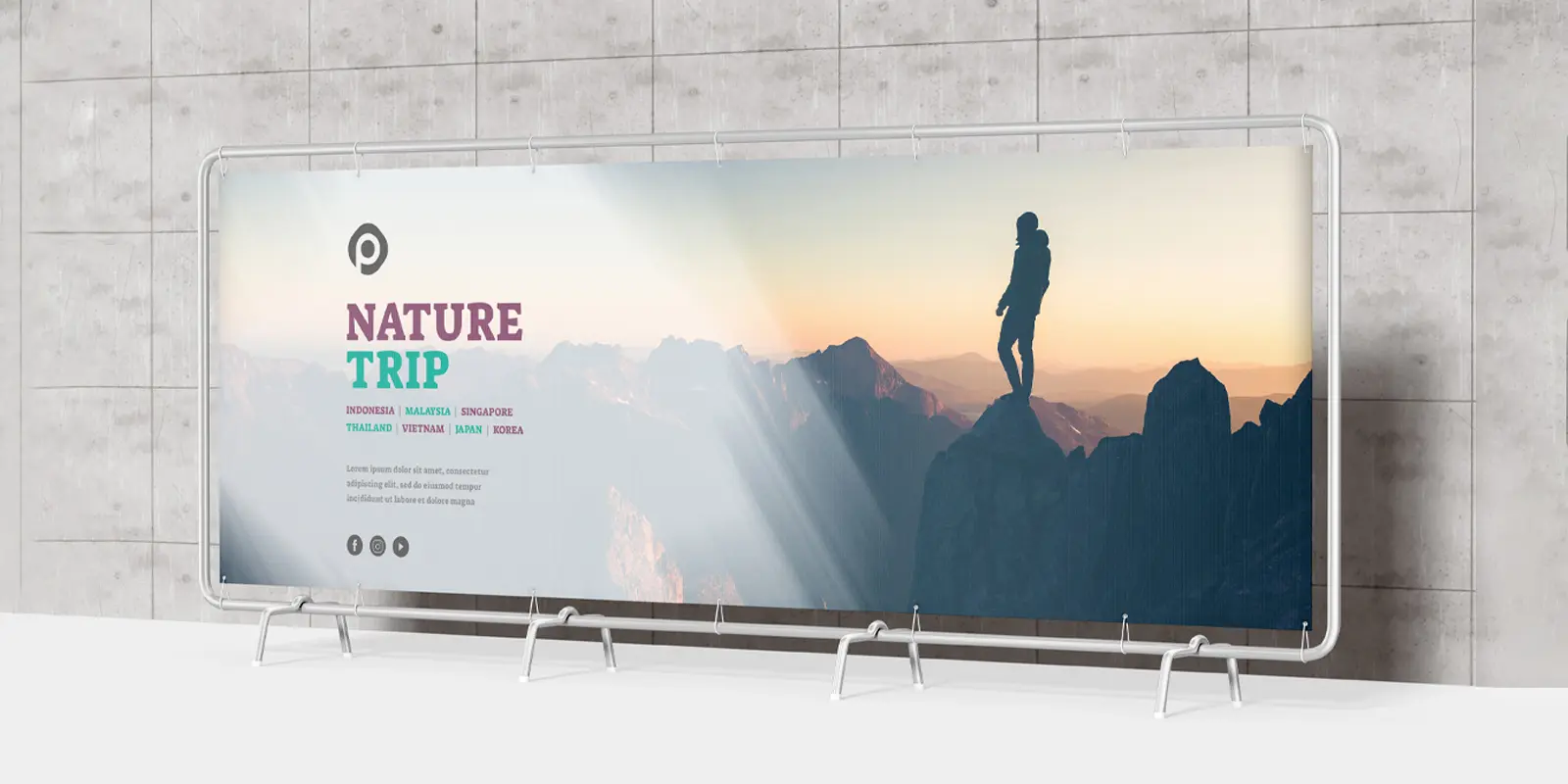 PVC banners in - Print with Pagerr
