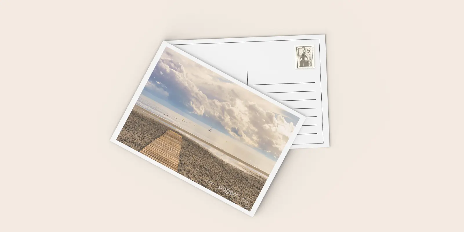 Postcards in - Print with Pagerr