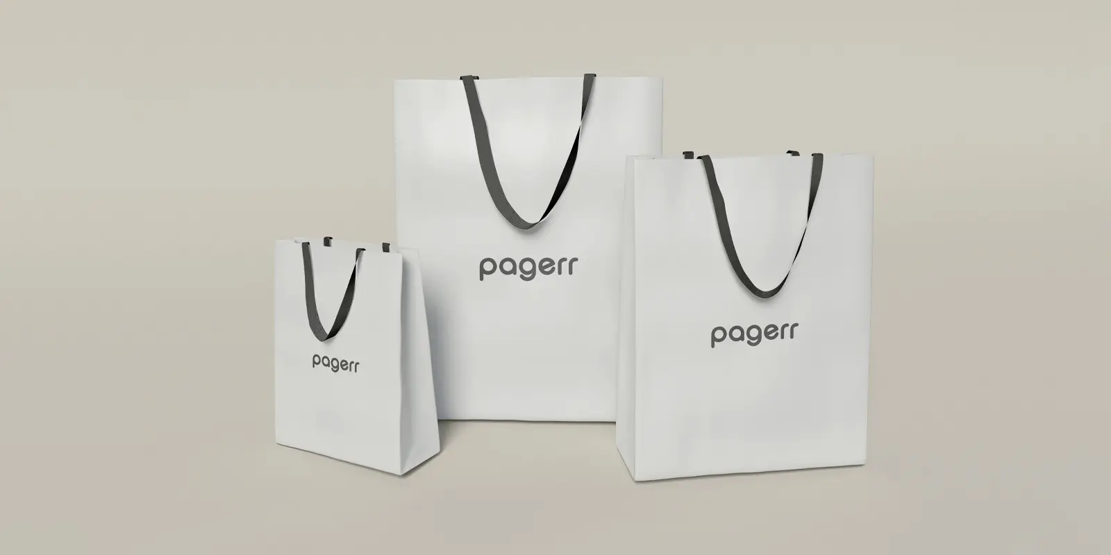Shopping bags in - Print with Pagerr