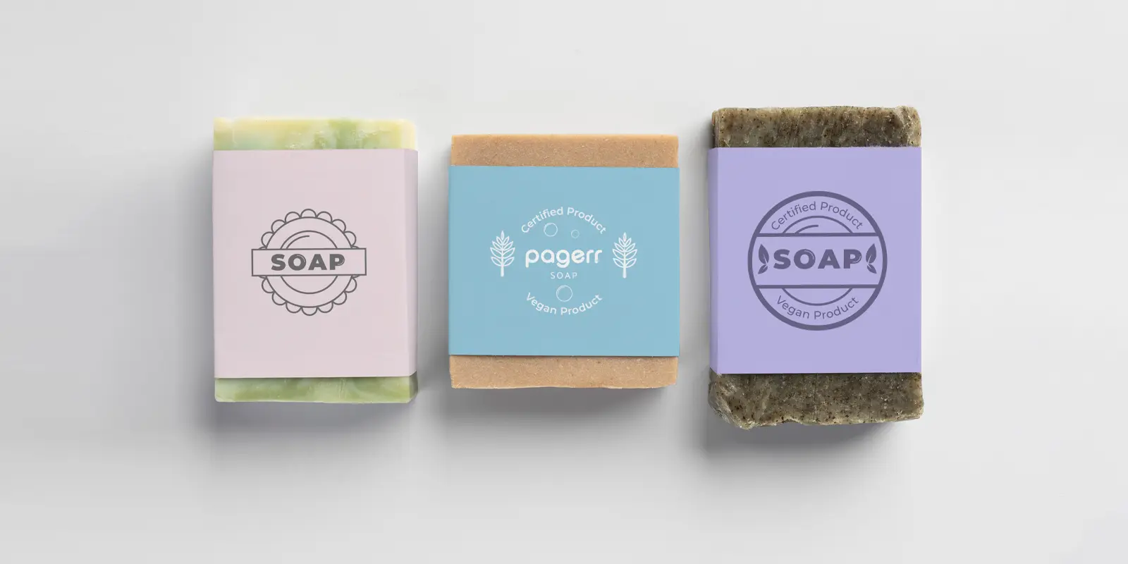 Soap labels in - Print with Pagerr