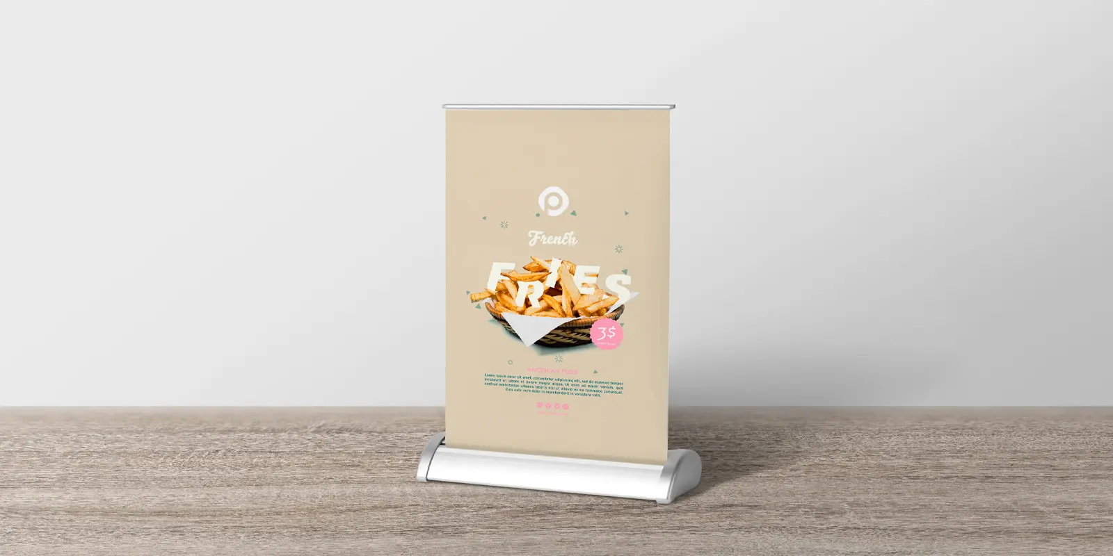 Tabletop signs in - Print with Pagerr