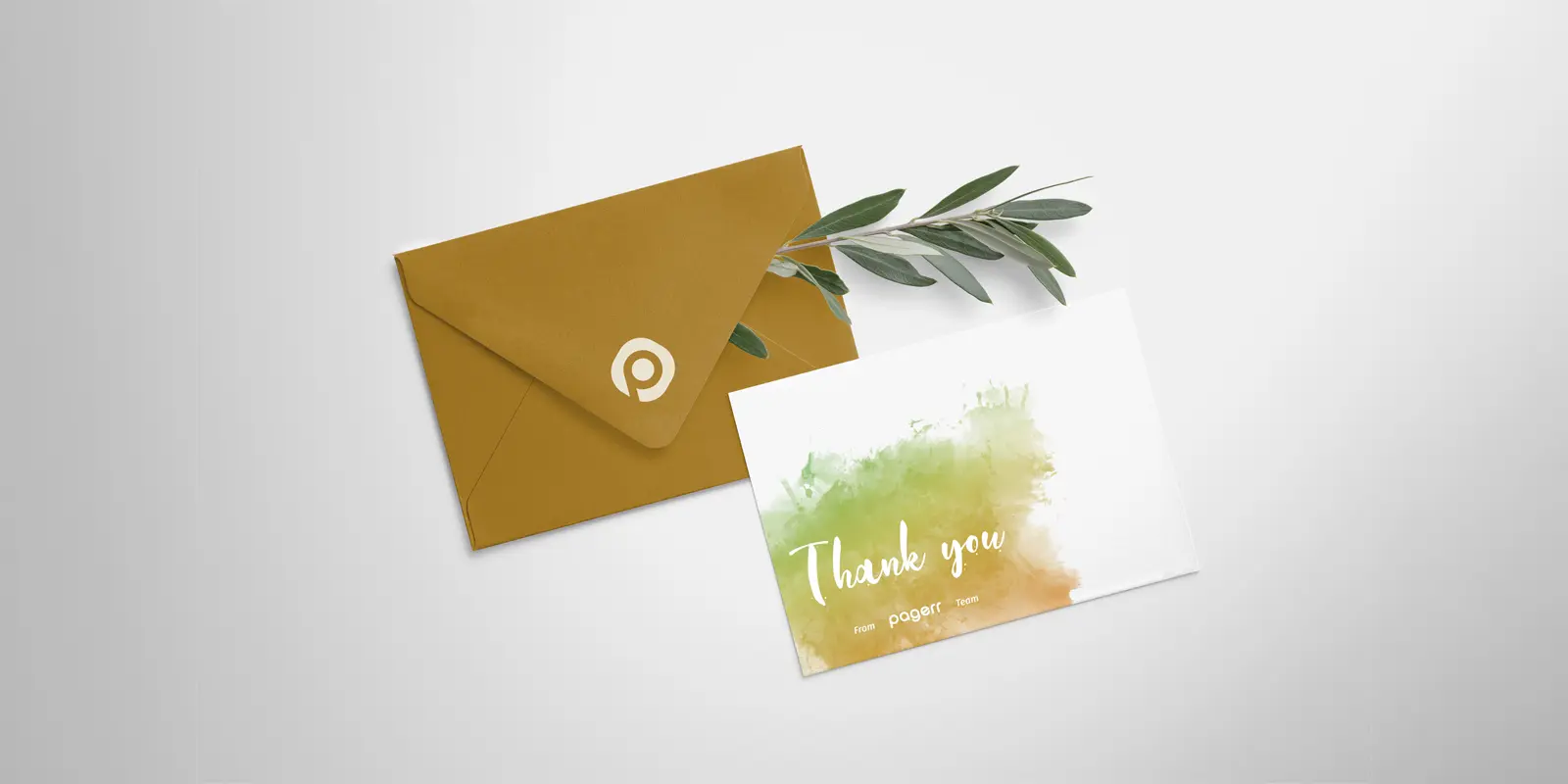 Thank you cards in - Print with Pagerr