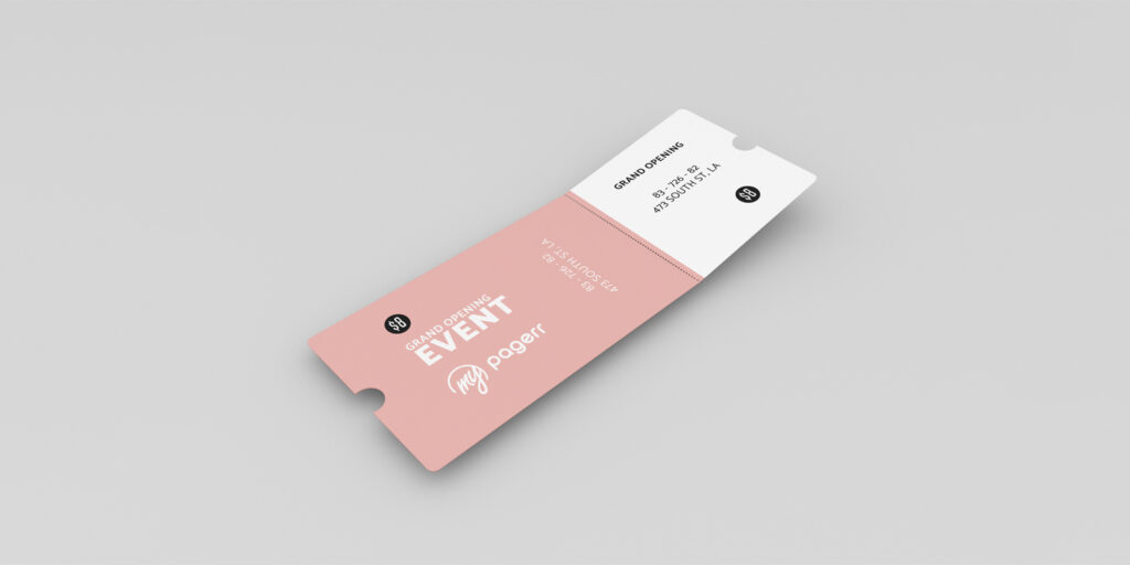 Tickets in Custom Format