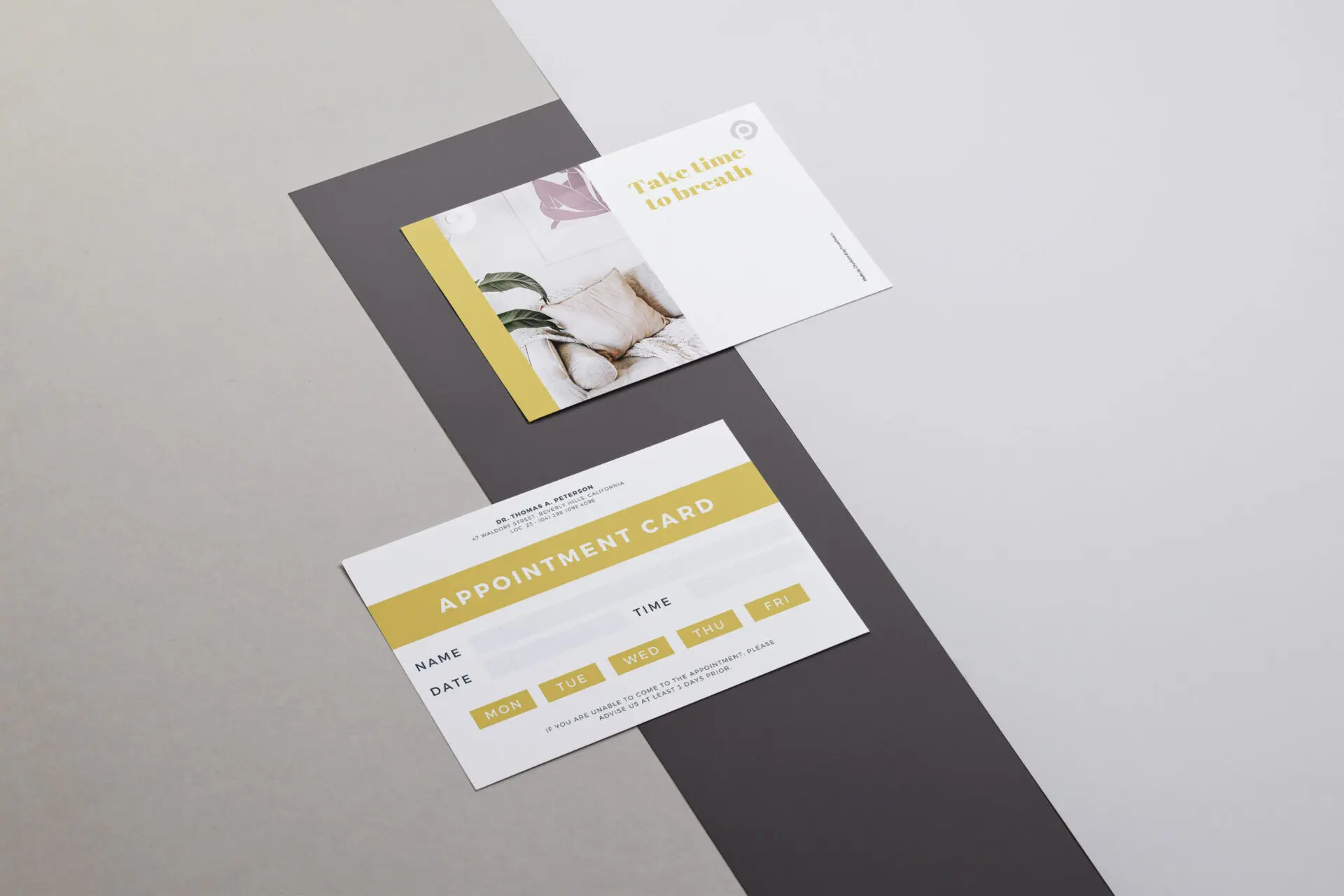 Appointment cards in - Print with Pagerr