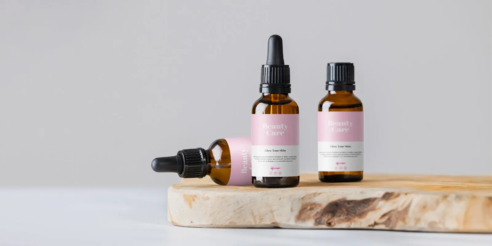 Beauty labels in - Print with Pagerr